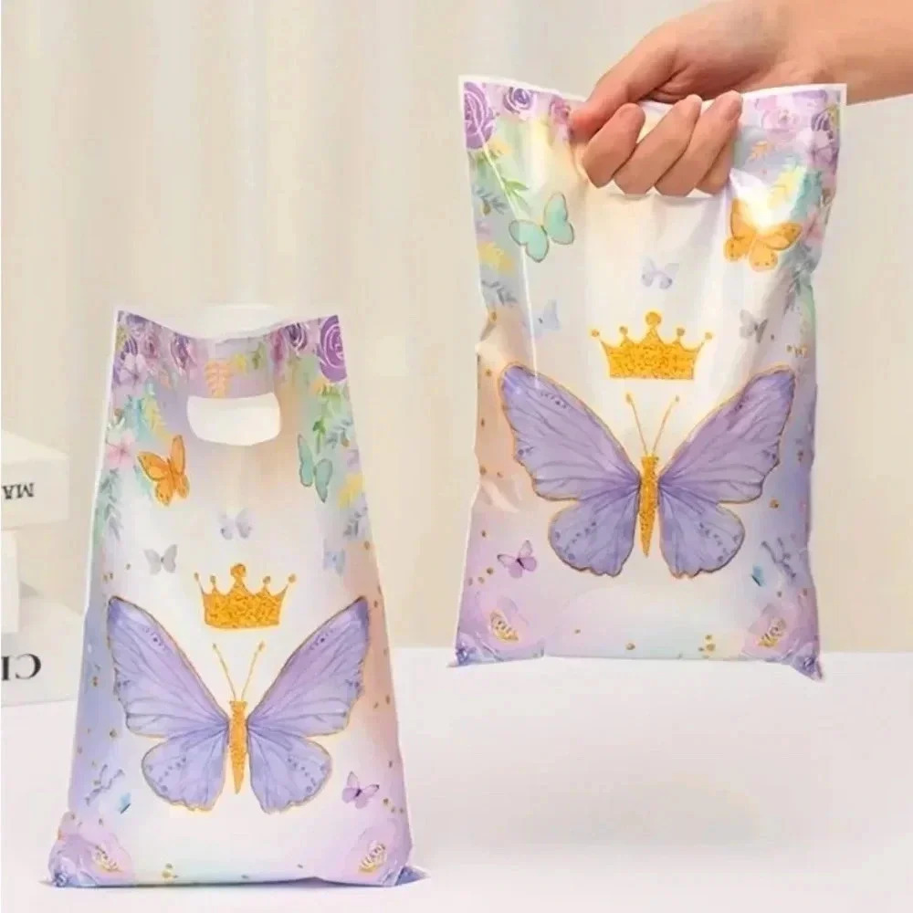15 Pieces Elegant Butterfly Gift/Candy/Treat Bags With Handles